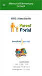 Mobile Screenshot of memorial-elementary-school.com